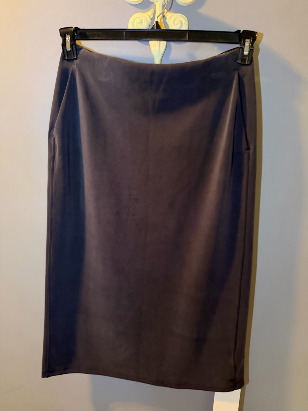 Classic Women’s Pencil Skirt in Charcoal Gray
